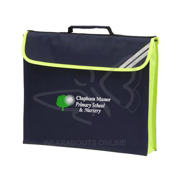 CLAPHAM MANOR HI VIS BOOK BAG