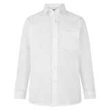 BOYS NON IRON LONG SLEEVE SHIRT TWIN PACK